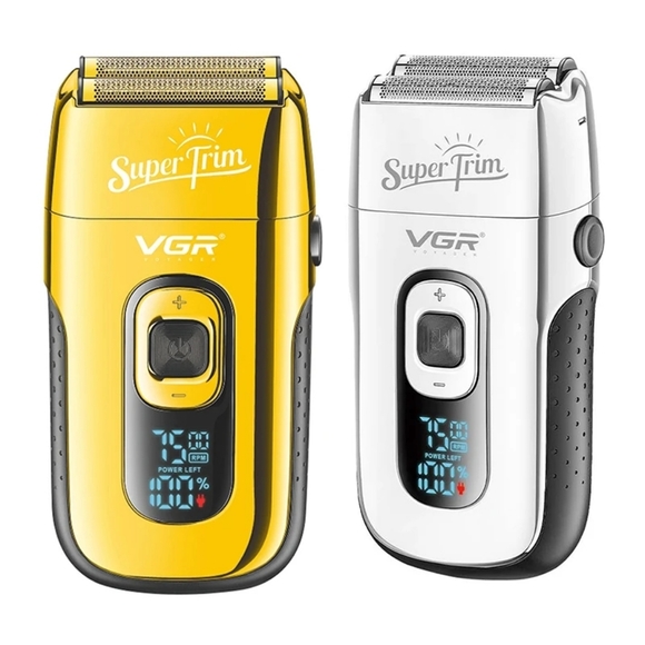 VGR 3-Speed Rechargeable Beard Electric Shaver For Men Hair Razor Bald Head Fade - Picture 3 of 6